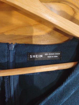 Vestido Shein azul oscuro