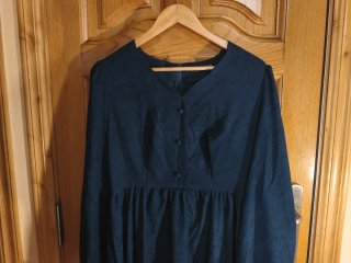 Vestido Shein azul oscuro