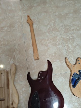Cuerpos y mástil de guitarra