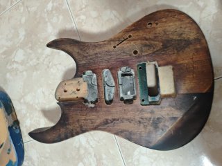 Cuerpos y mástil de guitarra