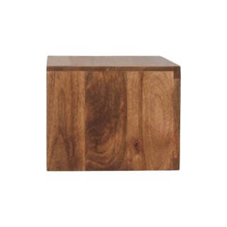Mesita de noche tallada a mano - Madera de mango