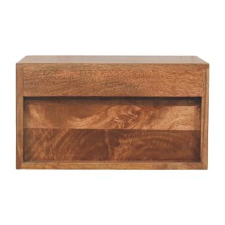Mesita de noche tallada a mano - Madera de mango