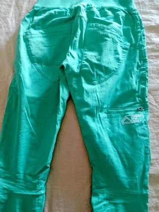 Pantalón técnico escalada color TURQUESA Talla XS