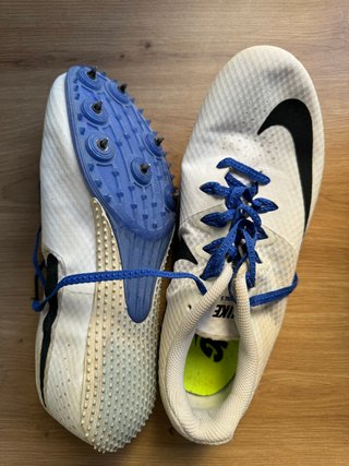 Zapatillas Nike Clavos Beige/Azul