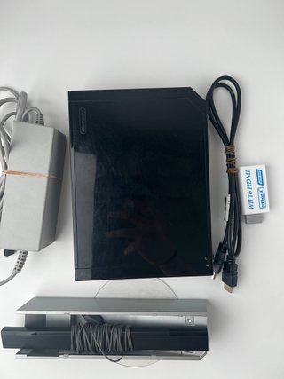 Console Nintendo Wii Nera + Adattatore HDMI