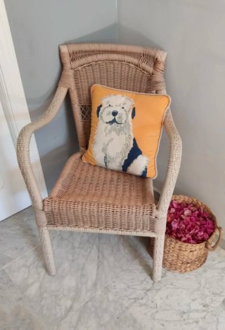 Sillón de Ratán Beige