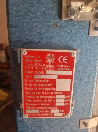 Horno de gas GLP 4501
