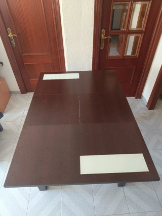 Mesas, comedor extensible y mesa pequeña elevable