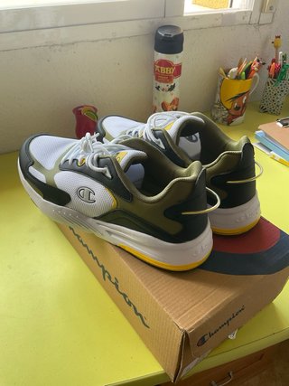 Zapatillas Champion Verdes y Blancas (Nuevas)