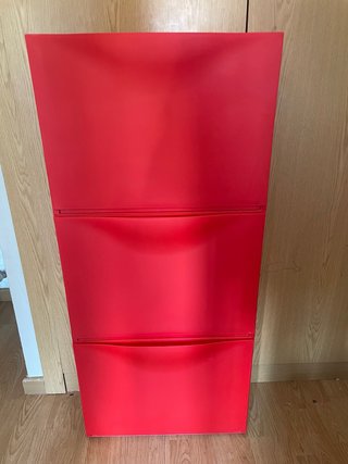 3 Zapateros IKEA TRONES Rojos