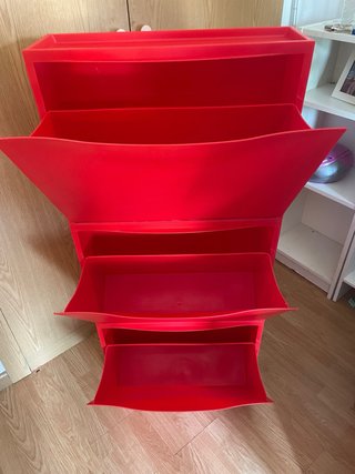 3 Zapateros IKEA TRONES Rojos
