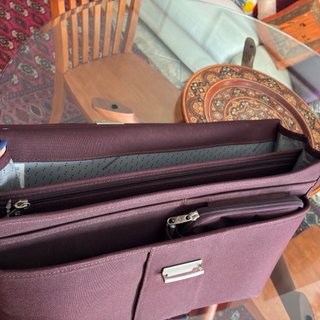 Borsa porta documenti Samsonite viola