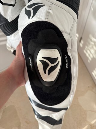 Mono de moto Rtech Talla 52 Blanco/Negro