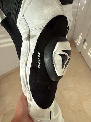 Mono de moto Rtech Talla 52 Blanco/Negro