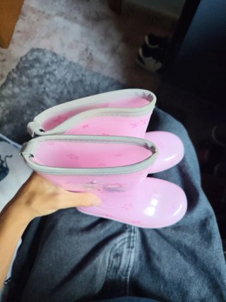 Botas de agua niña unicornio rosa
