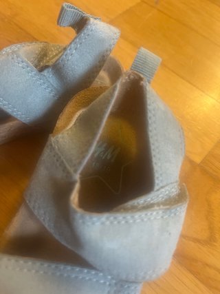 Sandalias infantiles de ante 13cm longitud