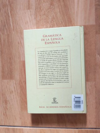 Gramática de la lengua española