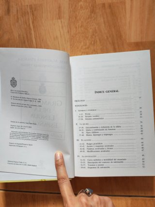 Gramática de la lengua española