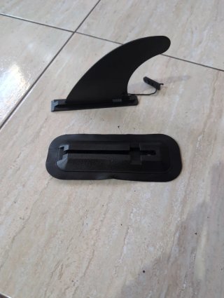 Aleta y base para tabla de surf