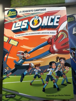 3 libros LOS ONCE, libros de lectura de fútbol.