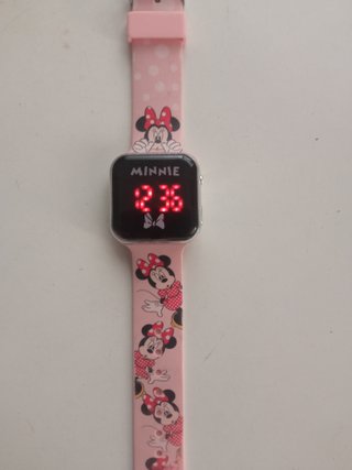 Reloj Minnie Mouse LED