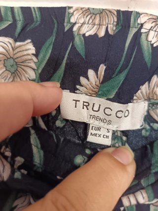 Falda pantalón floral talla S