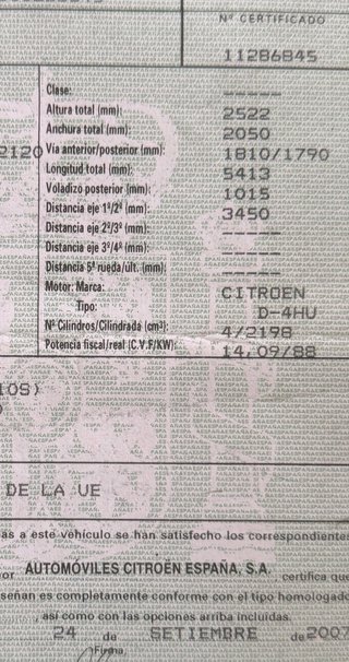 Citroen Jumper 2007