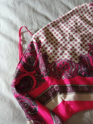 Conjunto Top y Short Rosa Estampado