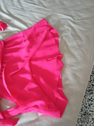 Conjunto Top y Short Rosa Estampado