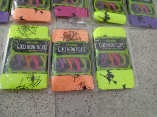 Lote 13 Medias Neón Niña Halloween Talla L