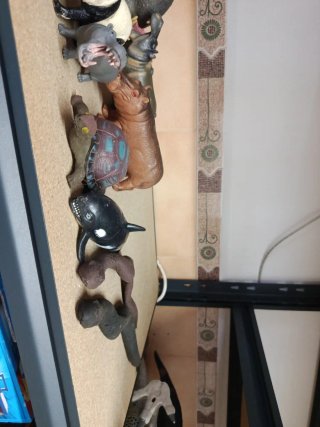 Colección de animales de juguete