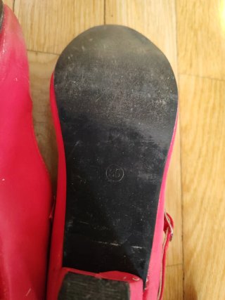 Zapatos de baile rojos talla 35