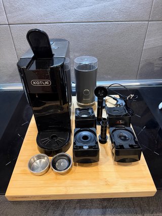 Cafetera KOTLIE AC-513HF 5-en-1 + Molino