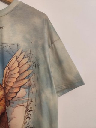 Camiseta Oversize Gato Naranja
