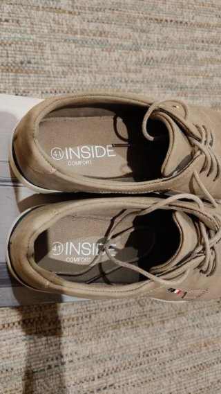 Zapatos casuales hombre beige