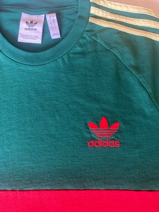 Camiseta Adidas Verde y Roja