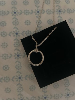 Collana Pandora cerchio con pavé