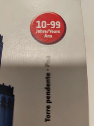Puzzle 3D Ravensburger Torre de Pisa 216 piezas