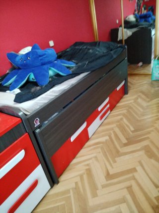 Cama nido con cajones