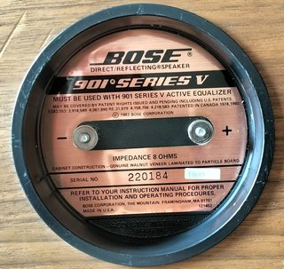 Bose 901 Serie V con ecualizador original