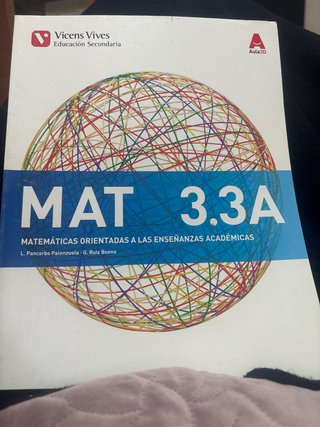 MAT 3 Matemáticas orientadas a las enseñanzas a...