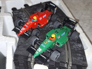 Scalextric Exin circuito Silverstone Ferrari F1/87