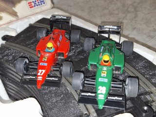 Scalextric Exin circuito Silverstone Ferrari F1/87