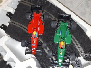Scalextric Exin circuito Silverstone Ferrari F1/87