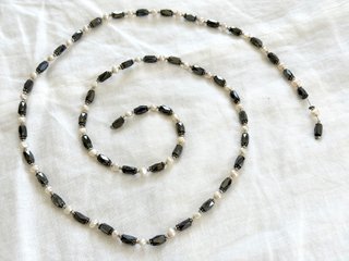 Collar/Pulsera Vintage Perlas y Hematita