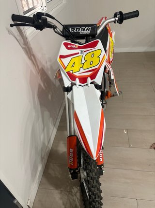 Moto ROAN Cross Naranja/Blanca 2h Uso