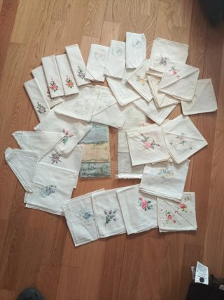 Pañuelos bordados mujer