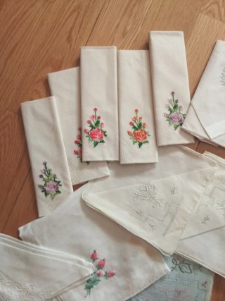 Pañuelos bordados mujer
