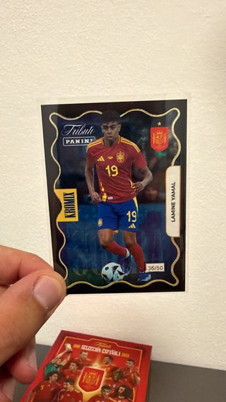 Cromo Lamine Yamal Panini Supra Kromix Black 36/50