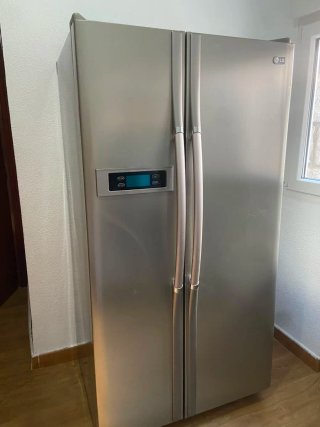 Nevera Americana LG Acero Inoxidable